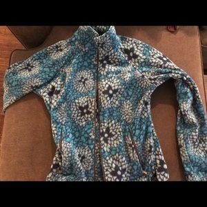 Columbia printed fleece jacket